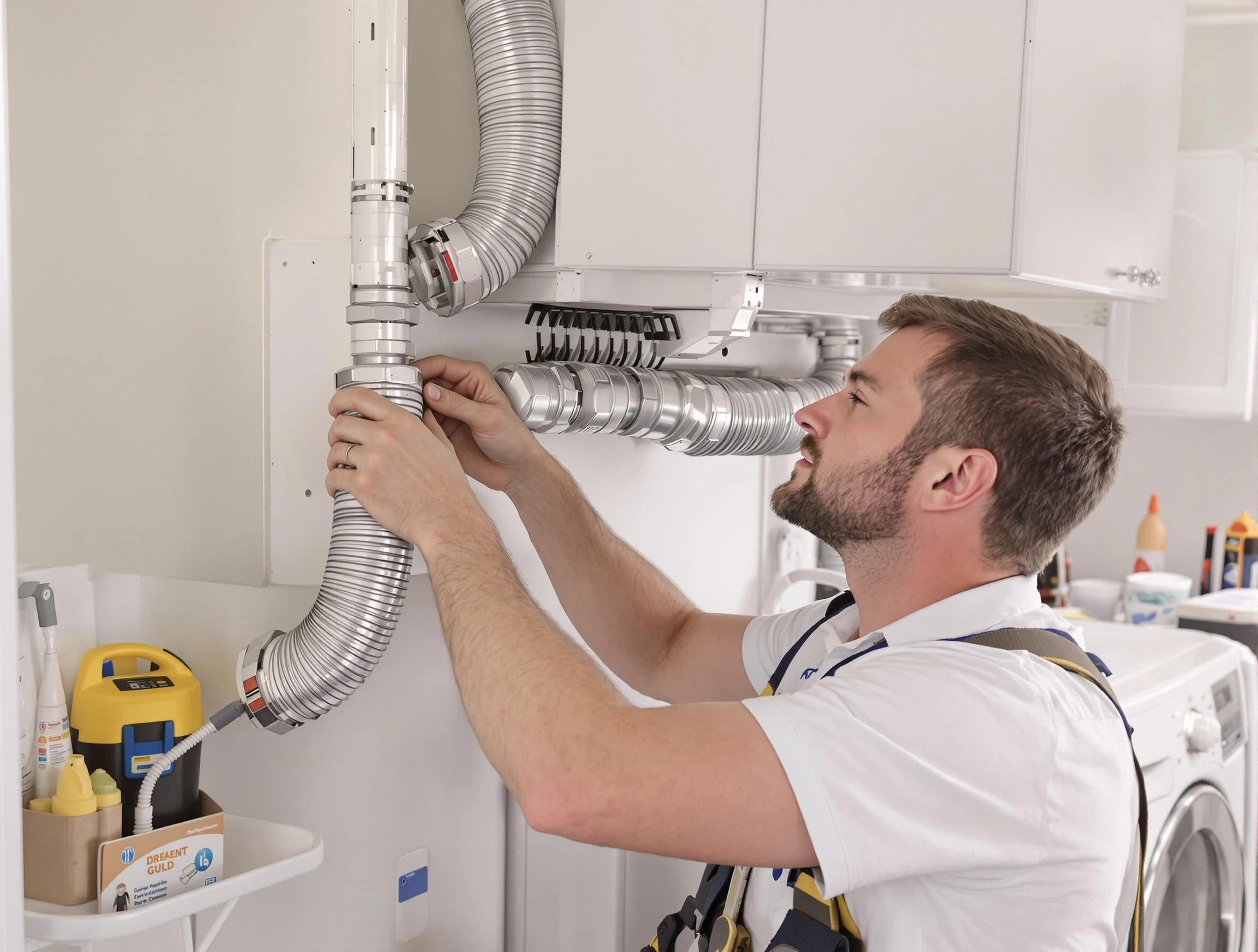 Professional dryer vent repair and installation by Dacula Dryer Vent Cleaning in Dacula