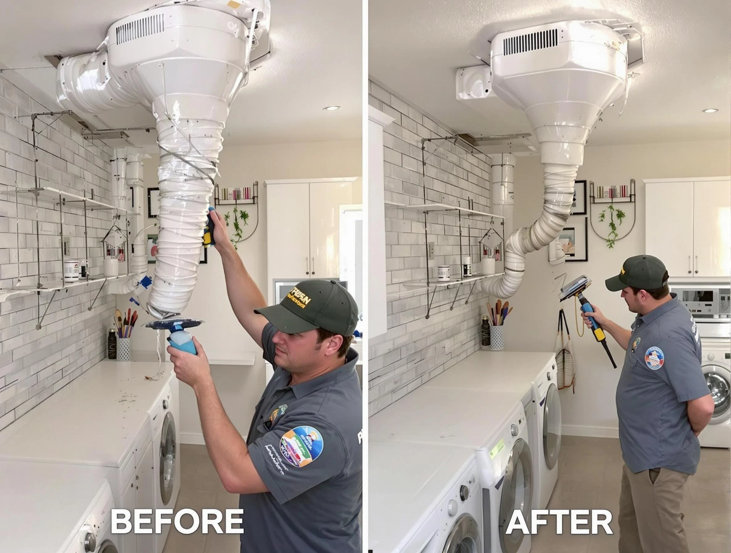 Professional dryer exhaust vent cleaning by Dacula Dryer Vent Cleaning in Dacula