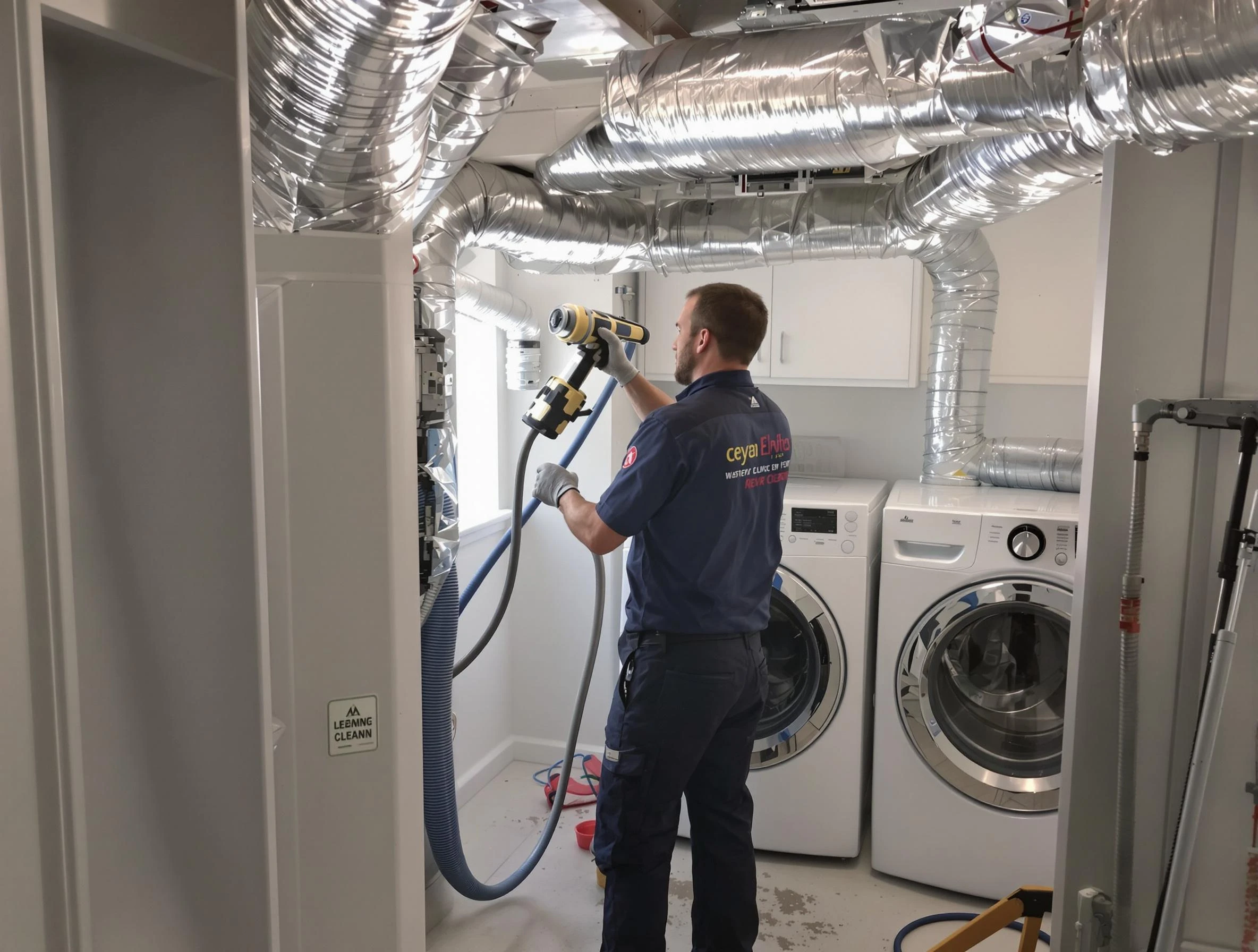 Dacula Dryer Vent Cleaning specialist using advanced equipment for thorough duct cleaning in Dacula